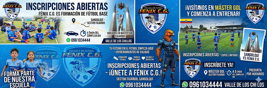 ESCUELA DE FÚTBOL FÉNIX CG | ENTRENA COMO CAMPEÓN ⚽🏆 ESCUELA DE FÚTBOL FÉNIX CG | ENTRENA COMO CAMPEÓN ⚽🏆