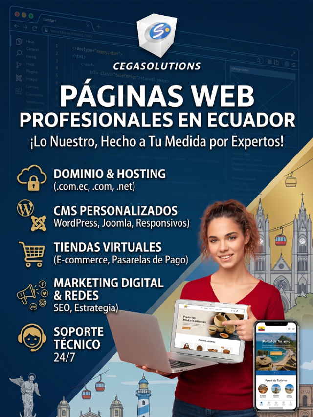 Desarrollo de Páginas Web en Ecuador :: CEGASOLUTIONS