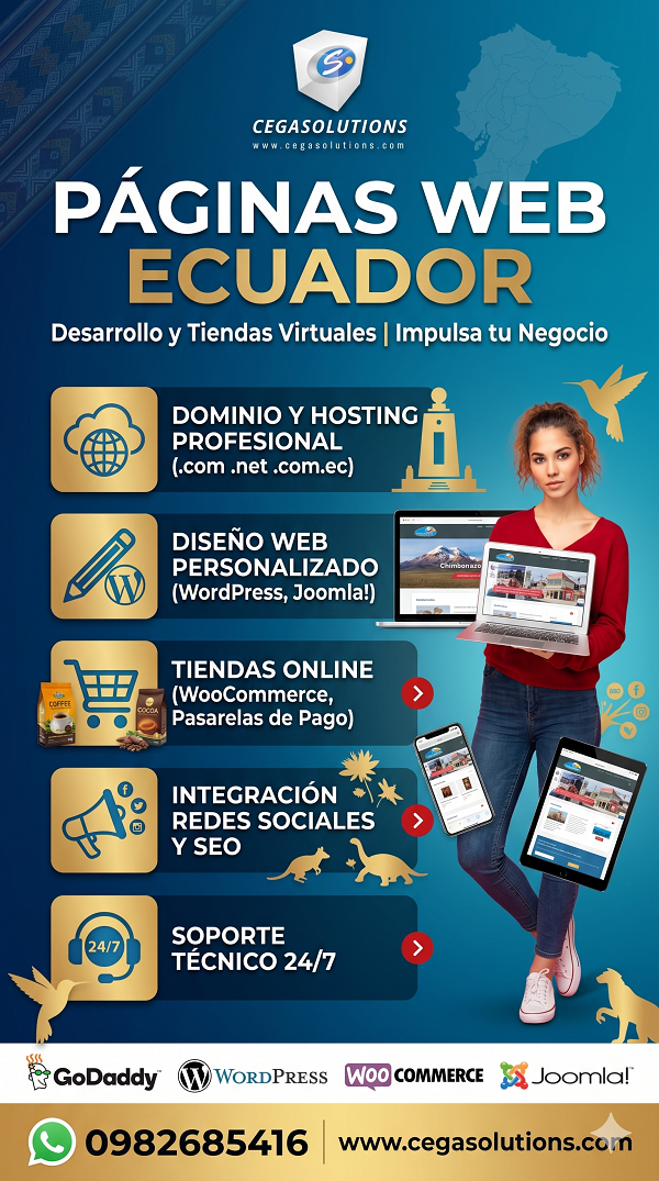 Diseño y Desarrollo de Páginas Web en el Ecuador :: Cegasolutions