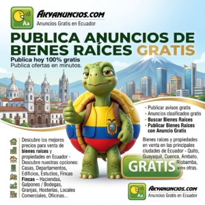 Publica Anuncios de Bienes Raíces Gratis | Bienes Raíces en Ecuador