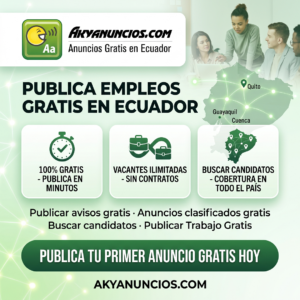 Publica empleos gratis - Publica hoy 100% gratis