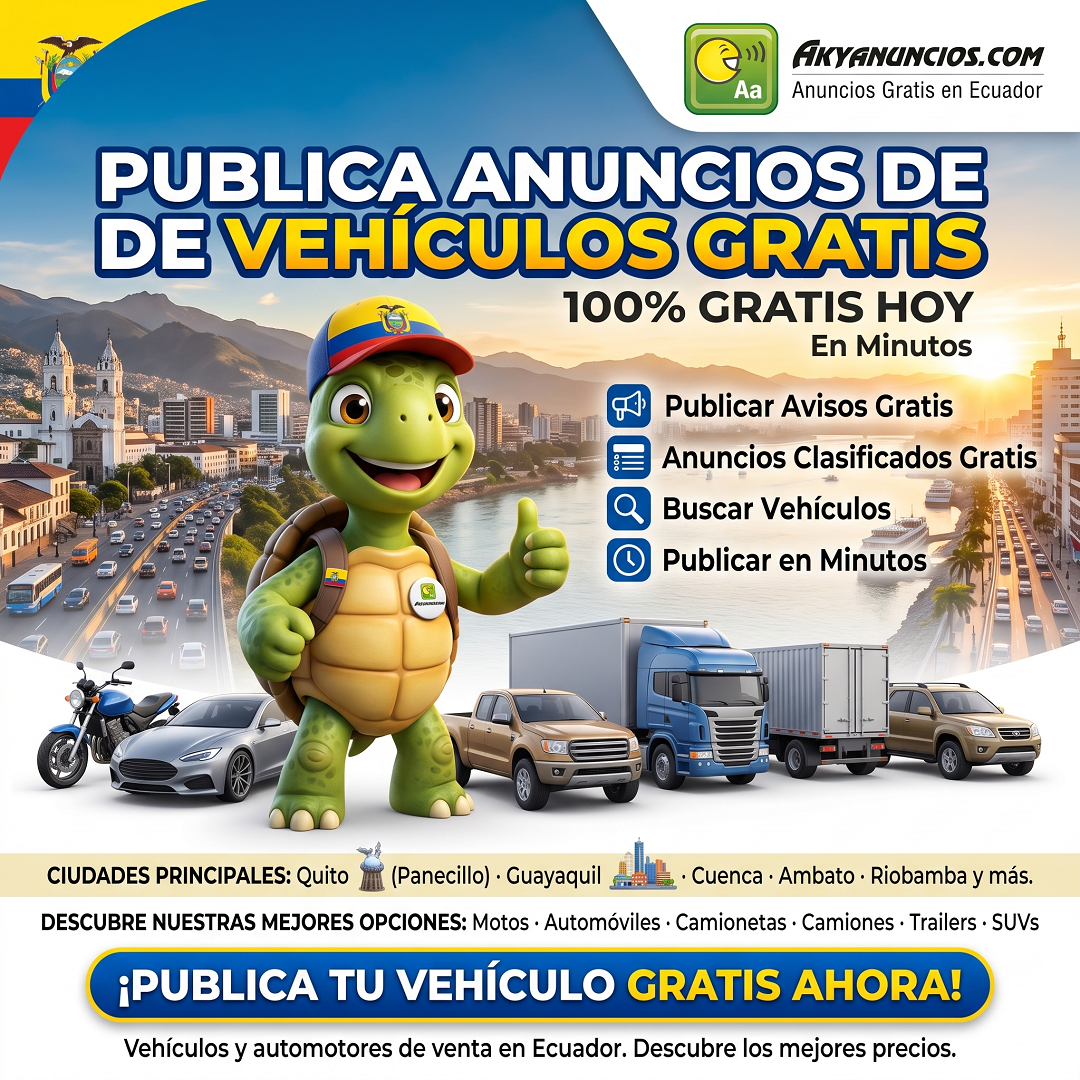 Publica Anuncios de Vehículos Gratis | Venta de Vehículos en Ecuador