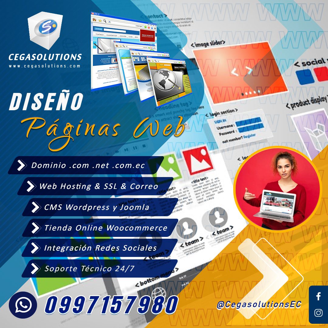 Diseño y Desarrollo de Páginas Web en el Ecuador :: Cegasolutions