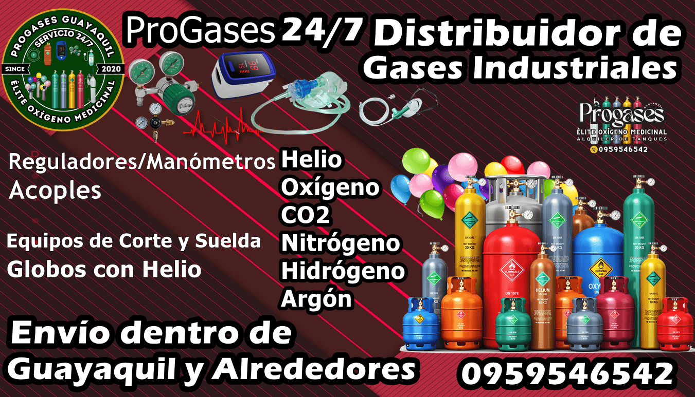Oxígeno Medicinal Guayaquil Gases Industriales Helio