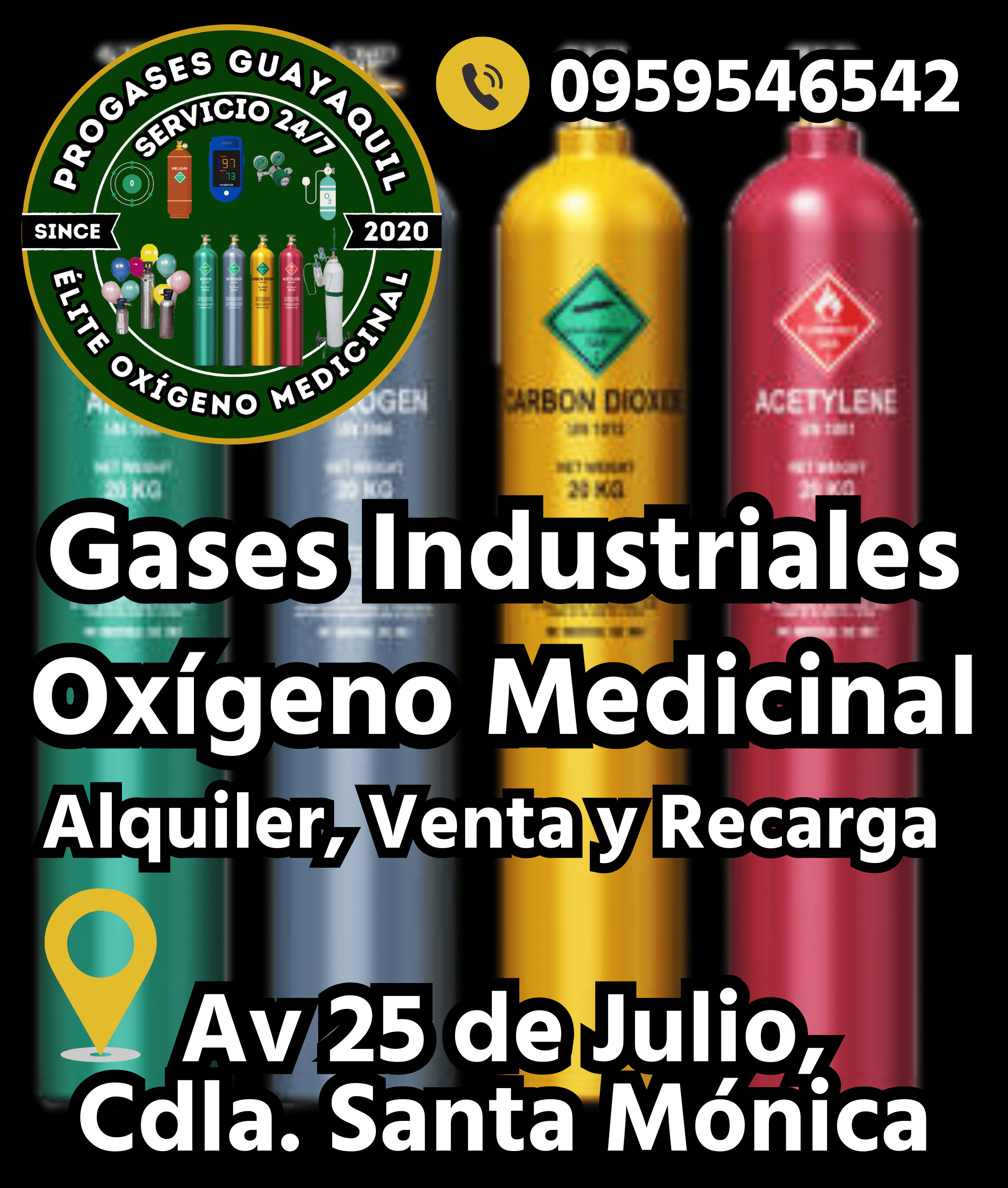 Oxígeno Medicinal Guayaquil Gases Industriales Helio