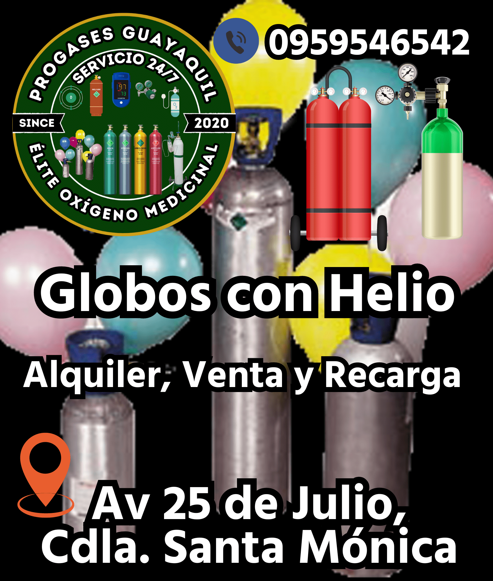 Oxígeno Medicinal Guayaquil Gases Industriales Helio