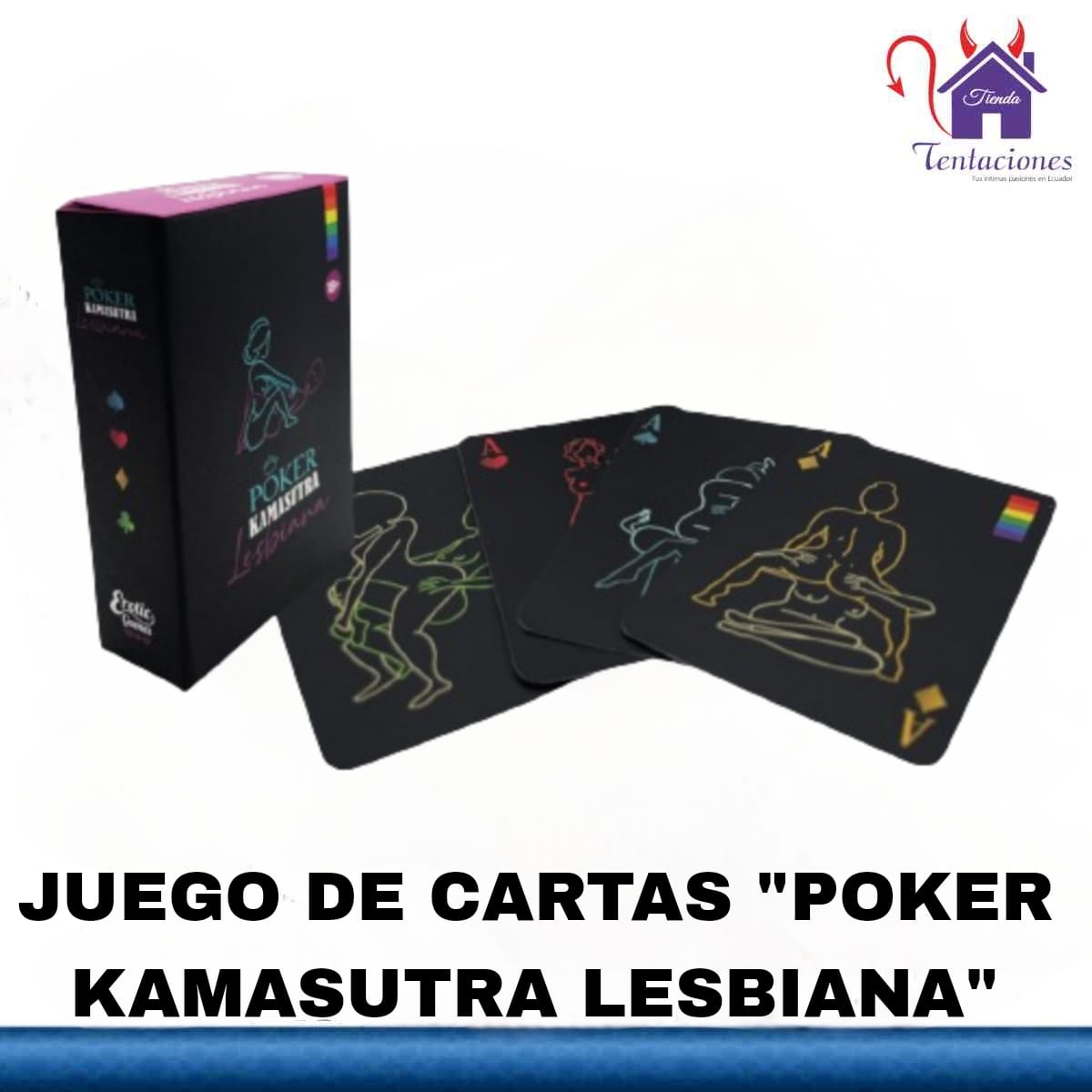 Juego de Cartas Eróticas “Poker Kamsutra Lesbiana”