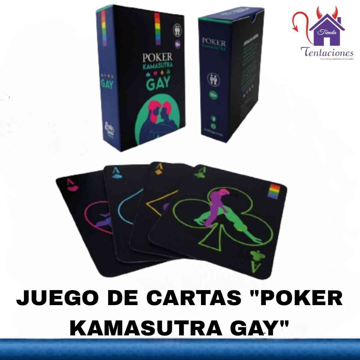 Juego de Cartas “Poker Kamasutra Gay”