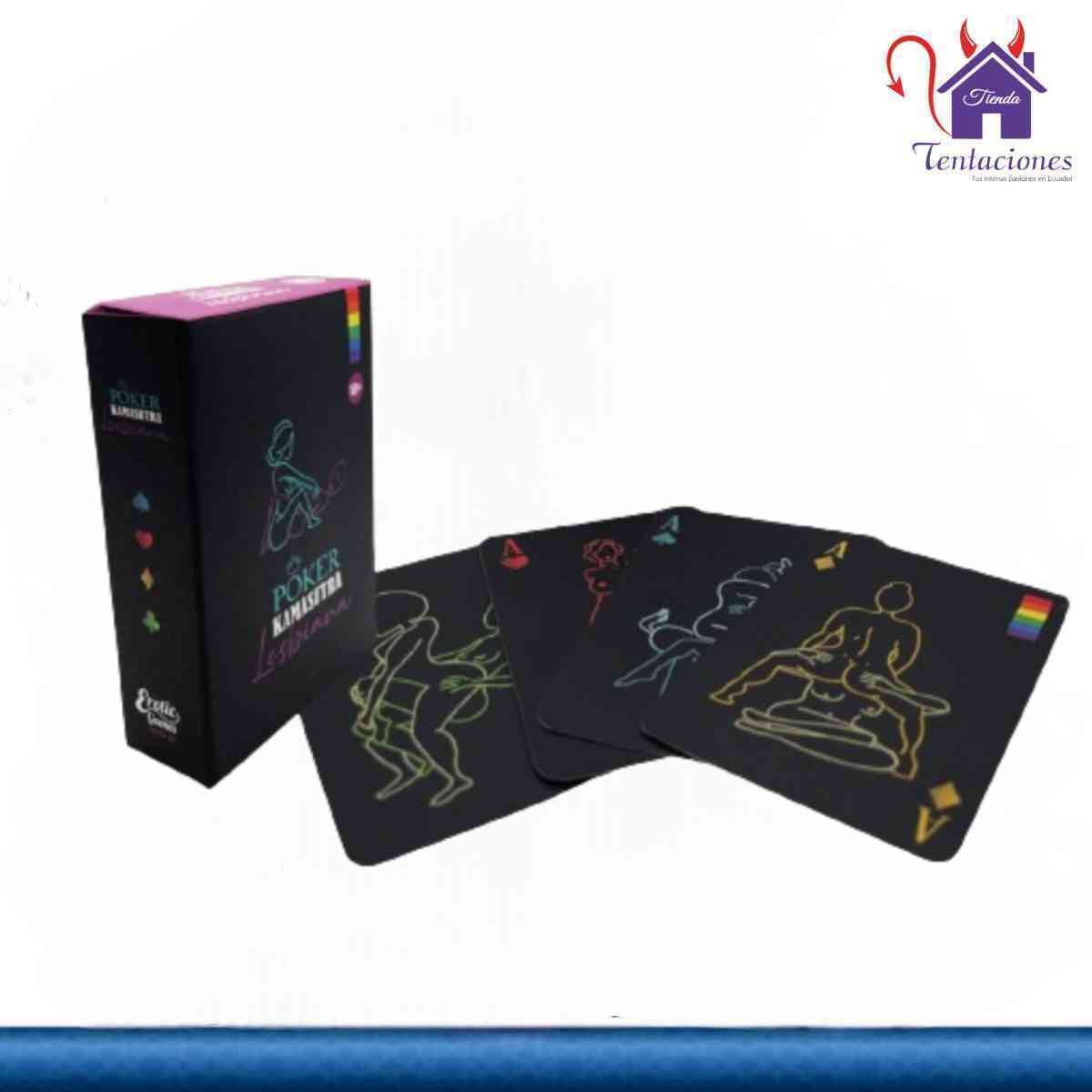 Juego de Cartas Eróticas “Poker Kamsutra Lesbiana”