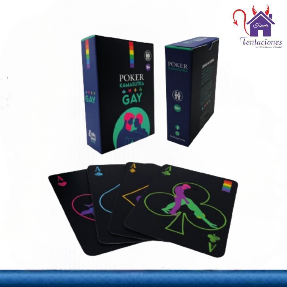 Juego de Cartas “Poker Kamasutra Gay”