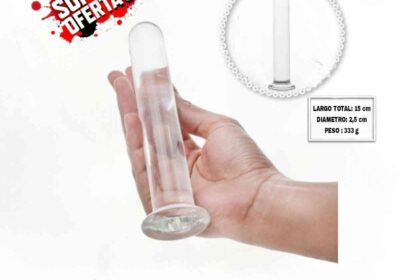 Dildo o Consolador de Vidrio "Matthew" - Tienda Tentaciones Sex Shop Guayaquil Ecuador TT967