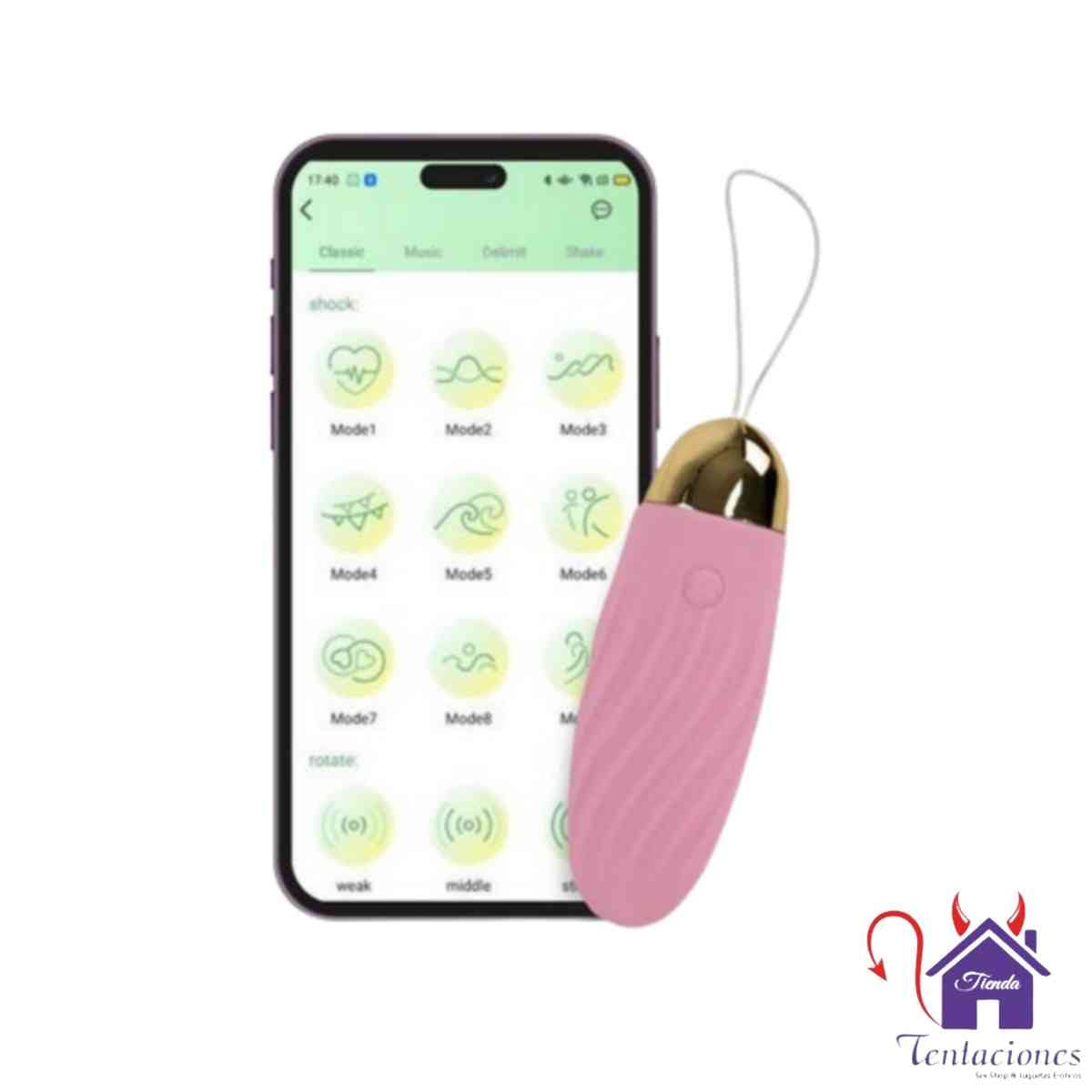 Huevo Vibrador con App Elenor Majestic Huevo Vibrador con App Elenor Majestic