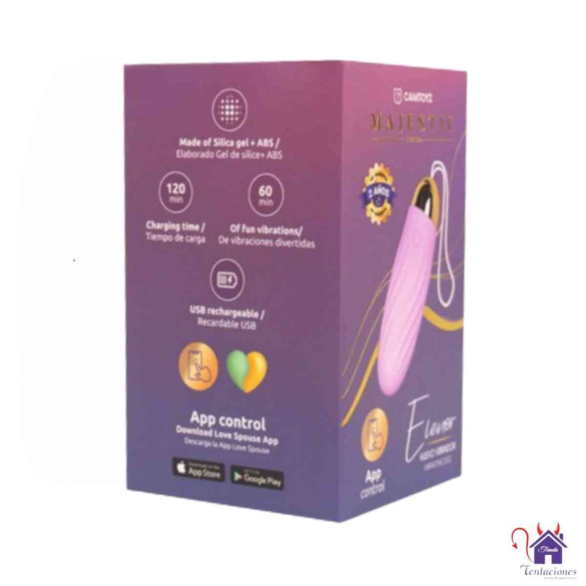 Huevo Vibrador con App Elenor Majestic