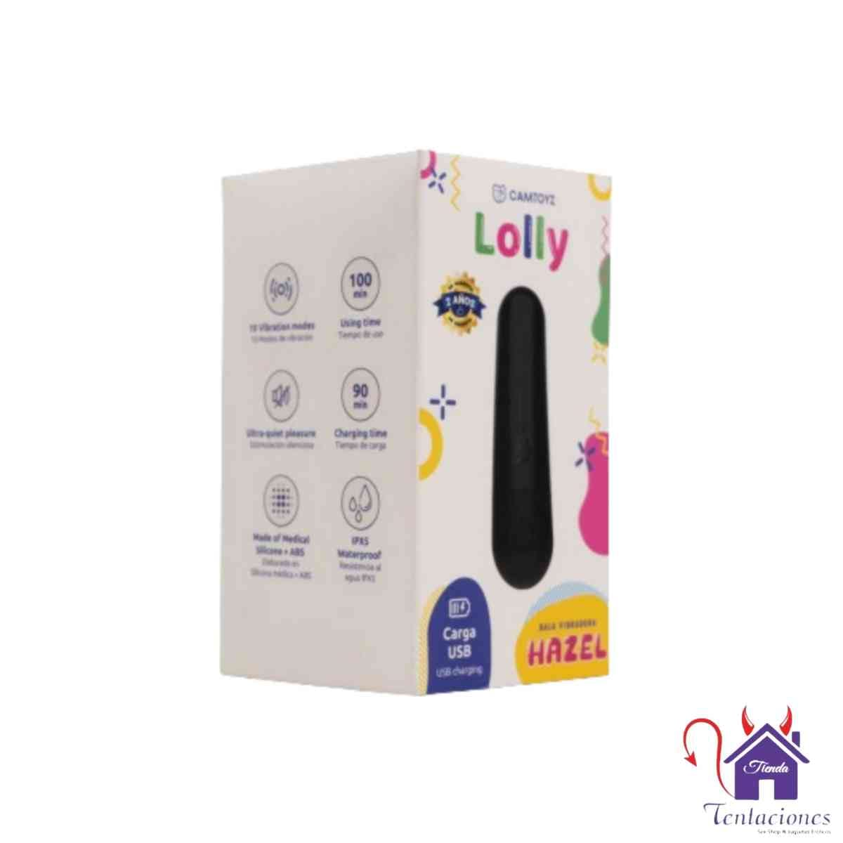 Bala Vibradora Recargable “Hazel Lolly”