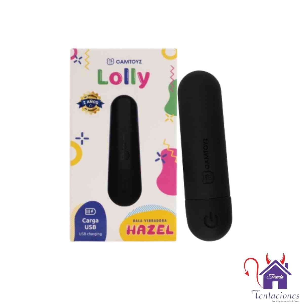 Bala Vibradora Recargable “Hazel Lolly”