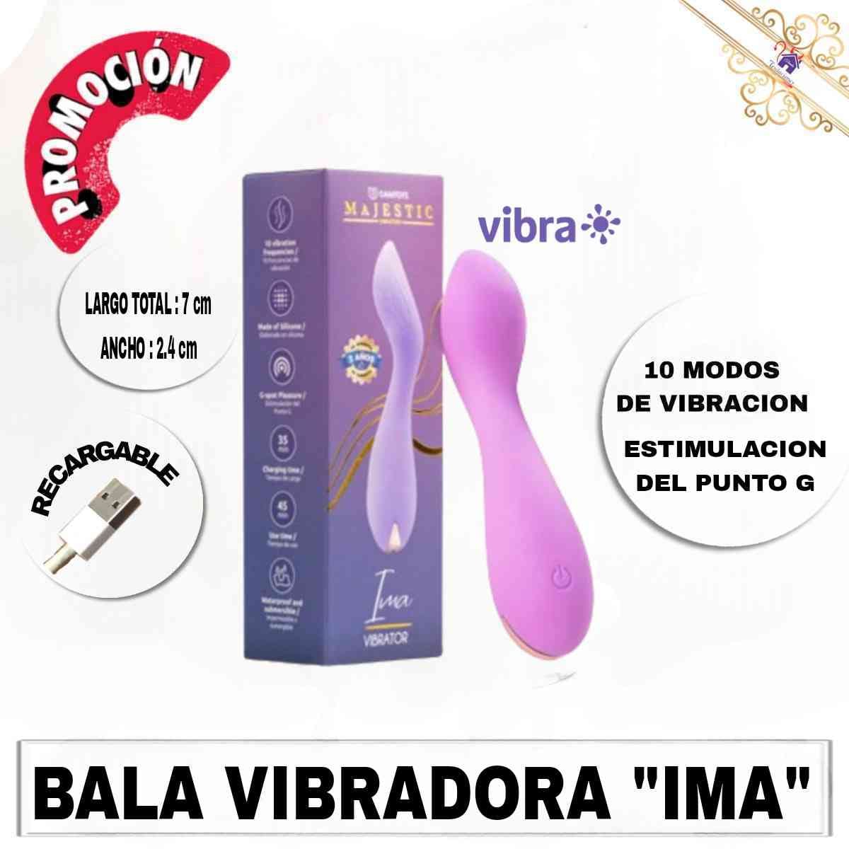 Bala Vibradora Recargable “Ima”