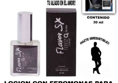 Locion con Feromonas para Hombre "Feroz Deluxe" - Tienda Tentaciones Sex Shop Guayaquil Ecuador TT1054