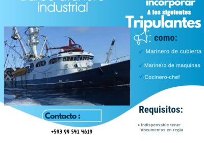 Vacante empleo - Marinero para barco atunero BARCO-ATUNERO
