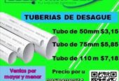 Tuberías de ventilación, desagüe, agua potable accesorios