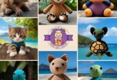 Capibaras y muñequitos tejidos a crochet 100% a mano. ¡Venta en todo Ecuador!
