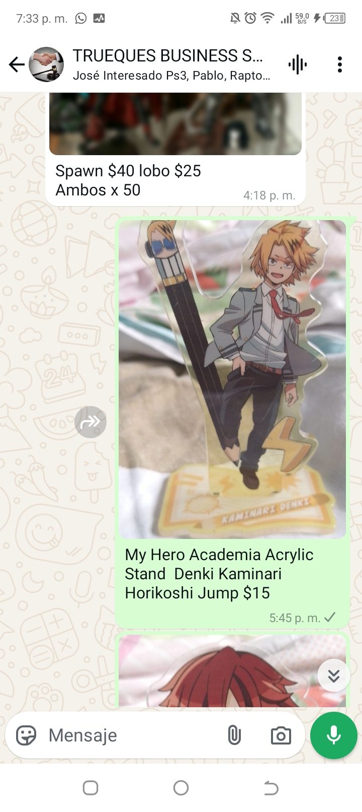 Coleccionables japoneses varios
