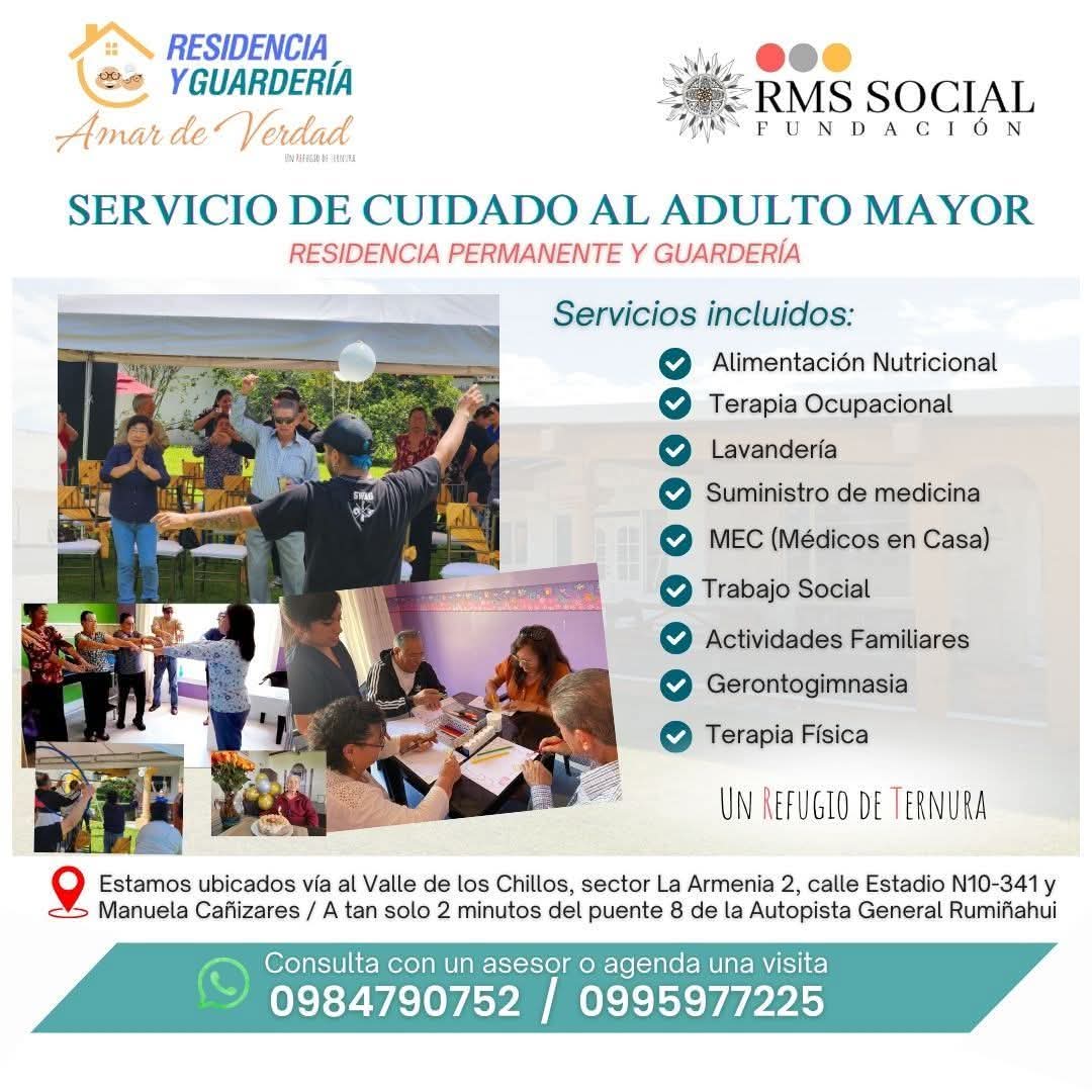 RESIDENCIA Y GUARDERIA PARA ADULTOS MAYORES