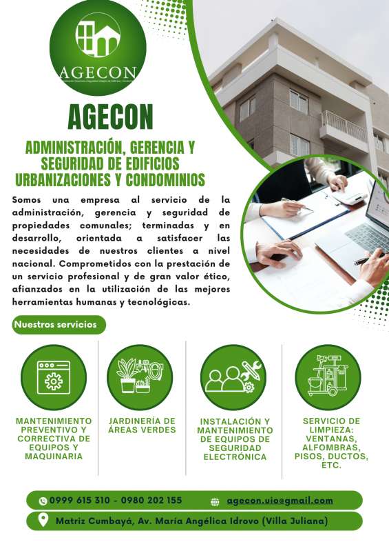 Administración gerencia y seguridad de edificios y condominios