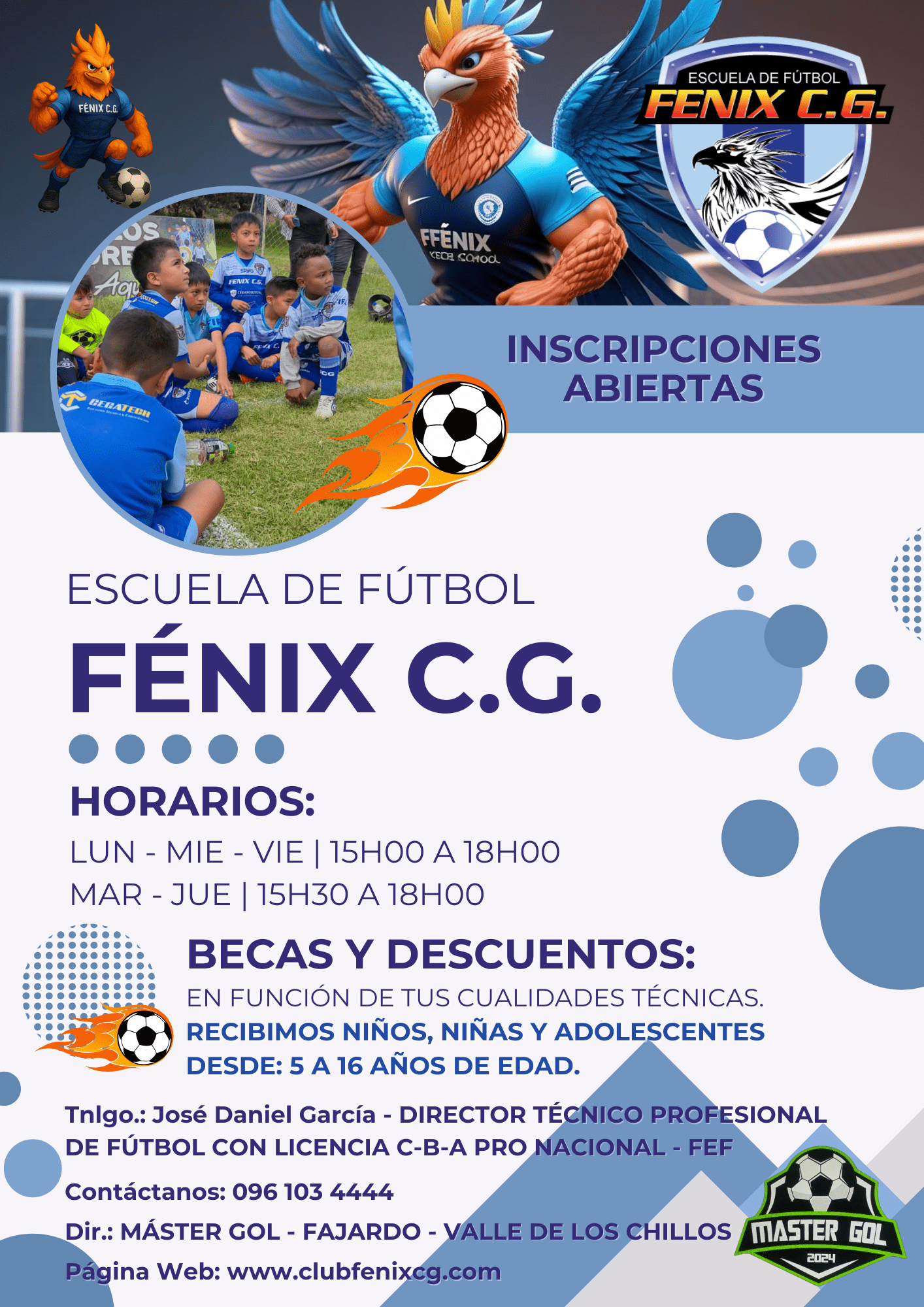 ESCUELA DE FÚTBOL FÉNIX CG FAJARDO VALLE DE LOS CHILLOS- INSCRIPCIONES ABIERTAS ⚽🏆