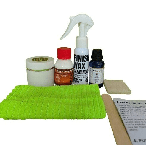 RENUEVA FÁCIL – Kit Reparador de Cuero Completo – Con Audio + Instrucciones