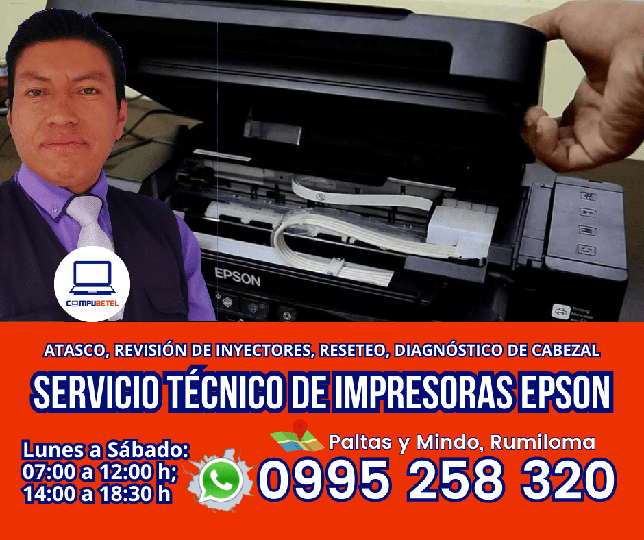 Servicios técnico profesional de portátiles, impresoras, CPU´s