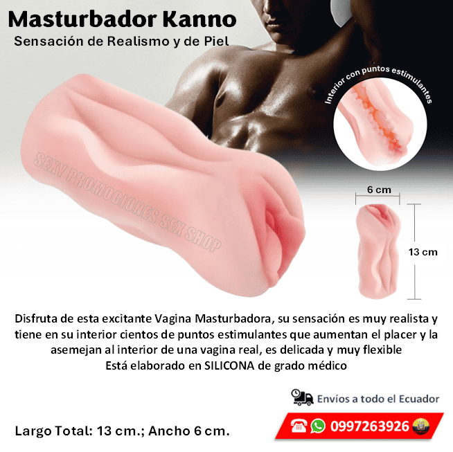 Vagina Masturbadora Realista Kanno
