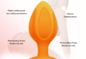 Plug Dilatador Anal Orquidea