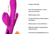 Vibrador Telescópico Mantis Triple Estimulación