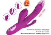Vibrador Telescópico Mantis Triple Estimulación