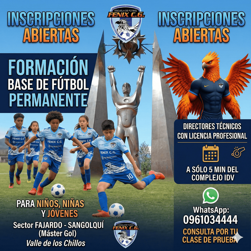 ESCUELA DE FÚTBOL FÉNIX C.G. | ENTRENA COMO CAMPEÓN ⚽🏆
