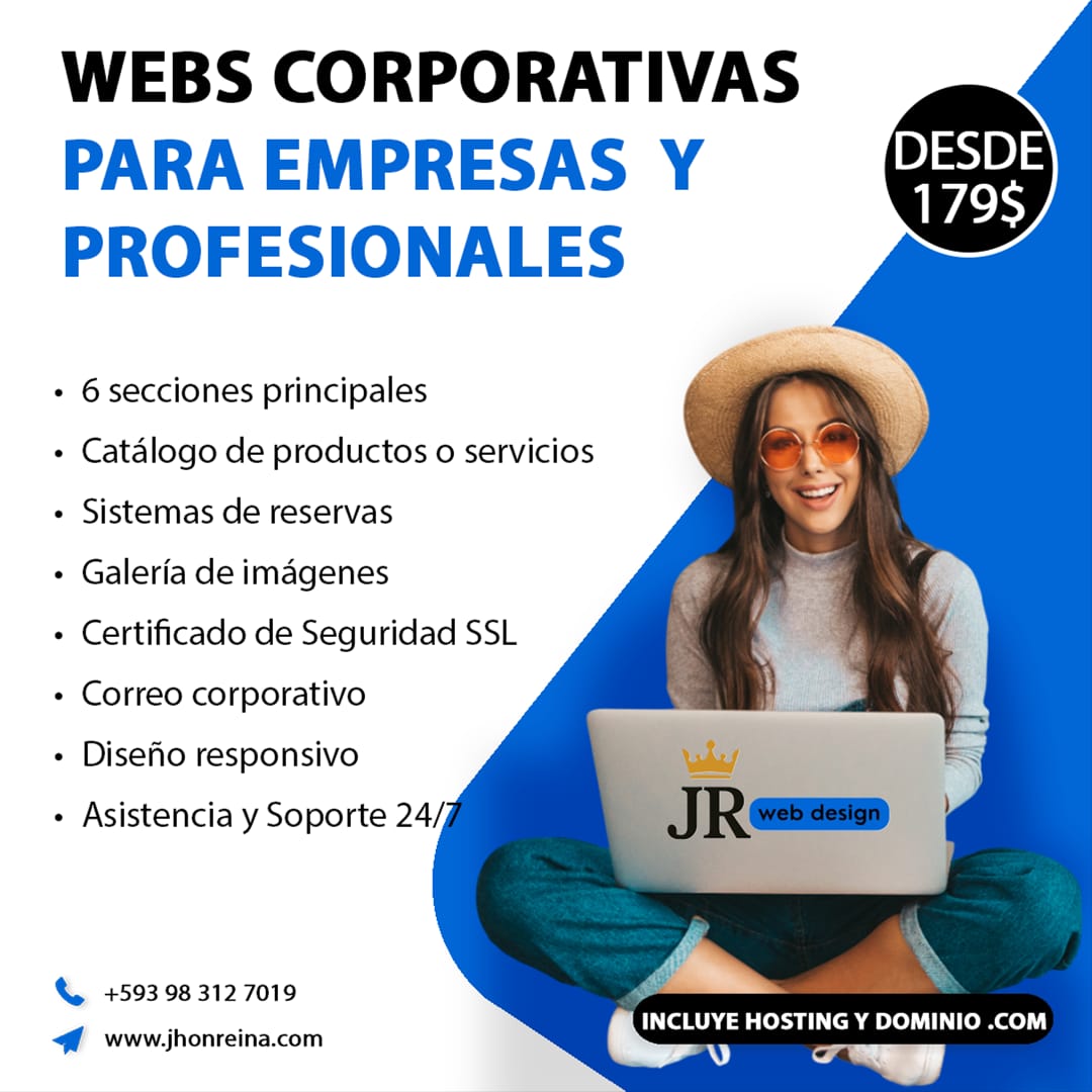 Diseño de Páginas Web Profesionales + IA + Hosting y dominio Gratis 🚀
