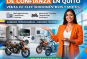 Asesor Comercial de Electrodomésticos y Motos en Quito – 3 Ventajas ¡Oportunidad Exclusiva!