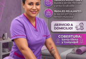 Masajes estéticos relajantes y reductores a Domicilio :: Santa Elena y Guayaquil