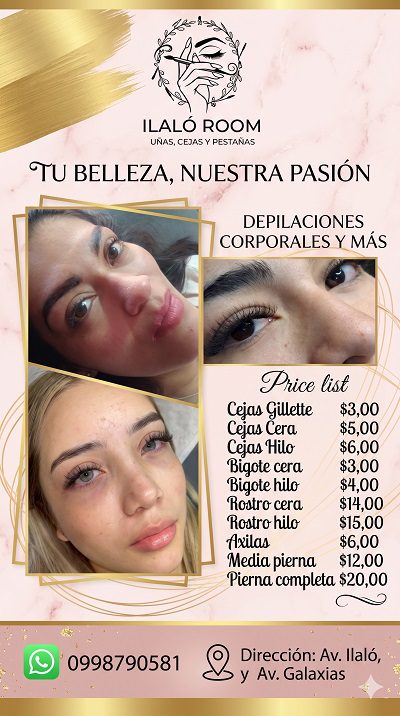 ILALÓ ROOM | Uñas, Cejas y Pestañas en el Valle de los Chillos