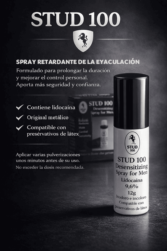 Spray Retardante Stud 100 el Original | Sexy Promociones Sex Shop