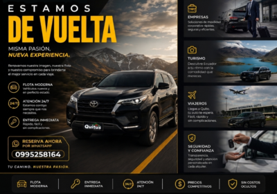 RENTA DE VEHÍCULOS TODO MODELO EN QUITO 02-604-1021