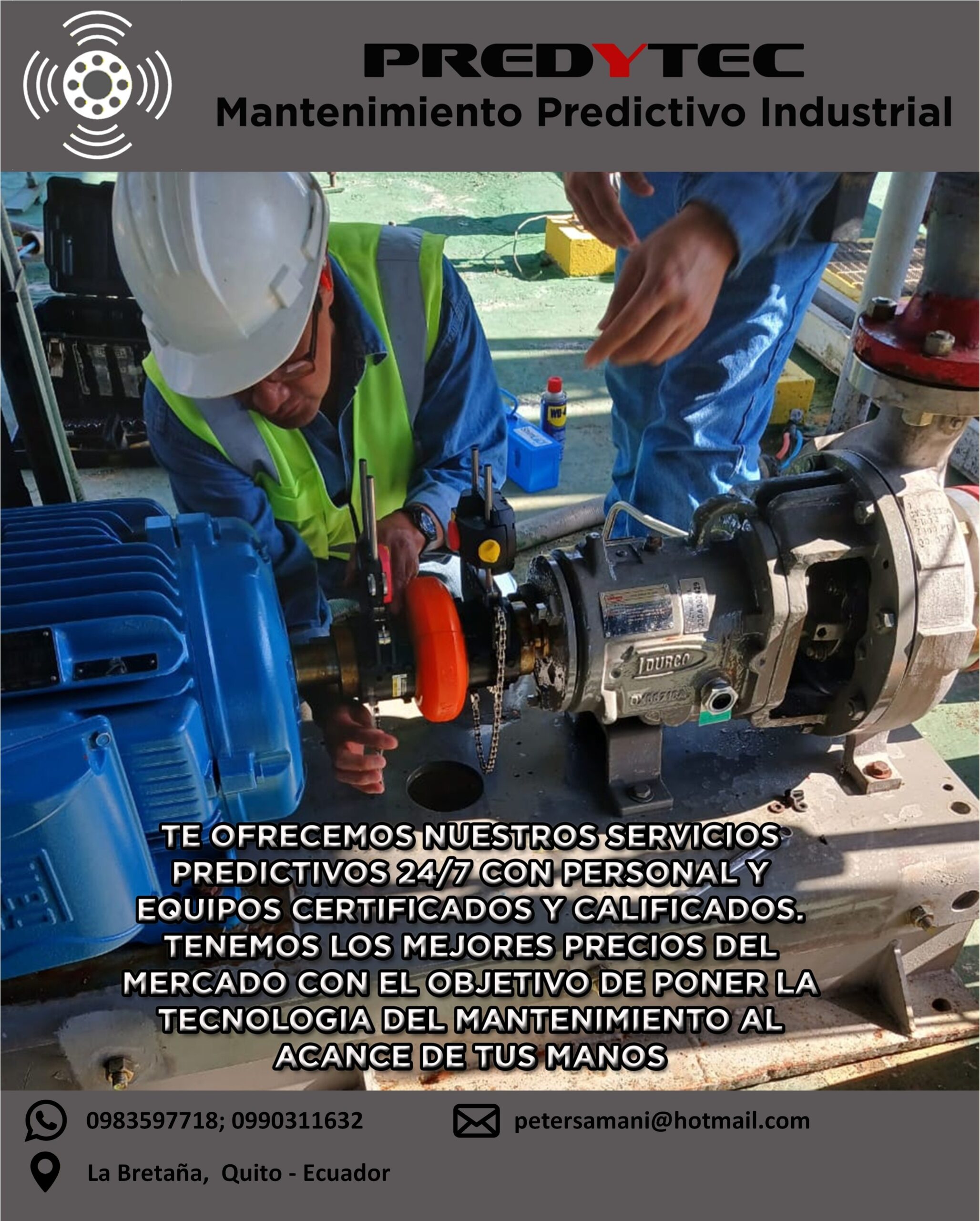 SERVICIO DE MANTENIMIENTO PREDICTIVO INDUSTRIAL