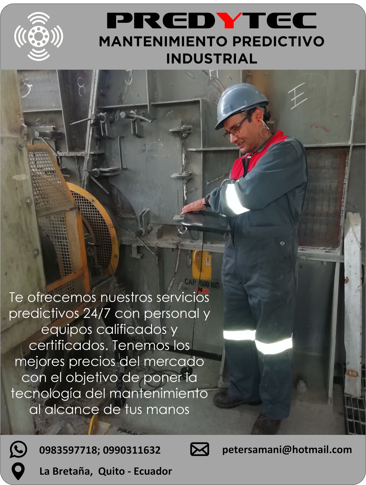 SERVICIO DE MANTENIMIENTO PREDICTIVO INDUSTRIAL