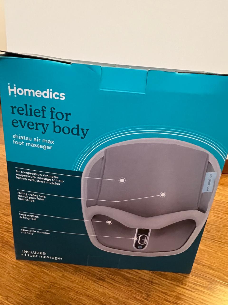 Masajeador Homedics Shiatsu Air Max en Quito ¡Adiós al dolor de pies! 🦶✨