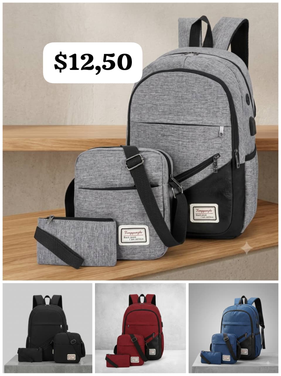 Mochila Personal de Uso Diario en El Coca por solo $12,50