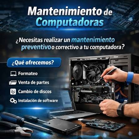 Mantenimiento de computadoras pcs y laptops trabajo garantizado