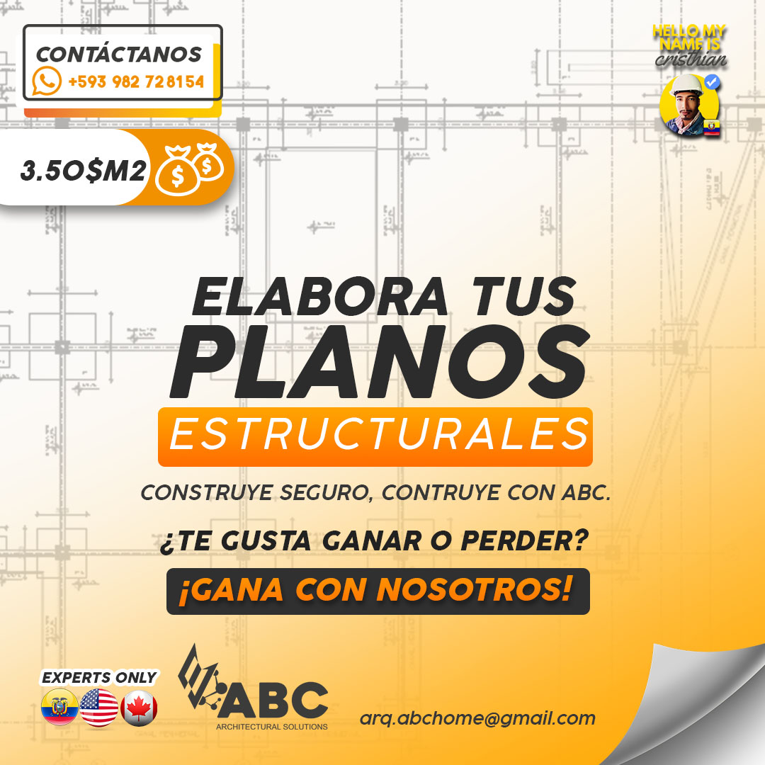 Ingeniero Civil y Calculista Estructural en Villamil Playas y Posorja | Planos Estructurales y Galpones | ABC Architectural Solutions