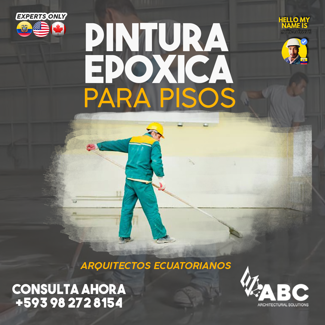 ¿Pisos epóxicos para Clínicas y Laboratorios en Portoviejo? Aplicación de Pintura epóxica Autonivelante Aseptico con Garantía Notariada | Arq. Cristhian