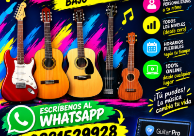 Clases de Guitarra Bajo Ukelele Online - Quito Ecuador 1000081515-1