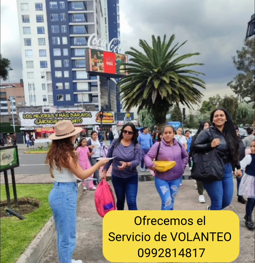 Ofrecemos los Servicios de Volanteo